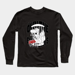 OTE Caged beast wht out Long Sleeve T-Shirt